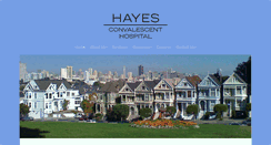 Desktop Screenshot of hayesconvalescent.com
