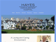 Tablet Screenshot of hayesconvalescent.com